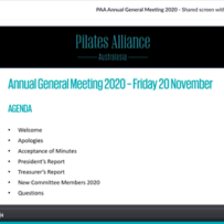 2020 AGM Agenda