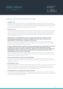 PAA Operating Procedures