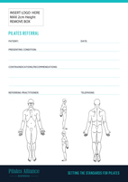 Referral pad template